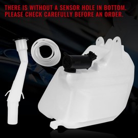 Windshield Washer Reservoir Tank for Toyota Tacoma 1998-2004 | No Bottom Sensor Hole Washer Fluid Reservoir | ABS Plastic Windshield Wiper Pump Tank Replace for 8531504050