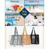 Kimstore Beach Bag, Pool Bag, Lightweight, 38L, Large Capacity, Quick