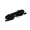 Partuto Car Dashboard Cover Black Polyester for Honda Civic 2020-2023
