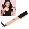 Hair Straightening Brush PTC Even Heating LCD Hair Straightener Brush