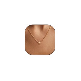 ZIVUYTAQ Paved Cross Rotated Crown Necklace, 18k Gold Plated Rotating Crown Diamond Cross Necklace Christian Faith Zircon Cross Blessing Necklace Jewelry Gift For Men Women, Copper, cross