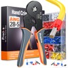 Preciva Ferrule Crimping Tool Kit, Square Crimping Tools, Ratchet Jaw