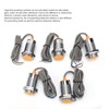 5Pcs Metal Inductive Switch Proximity Limit Sensor NPN 3‑Wire Normally