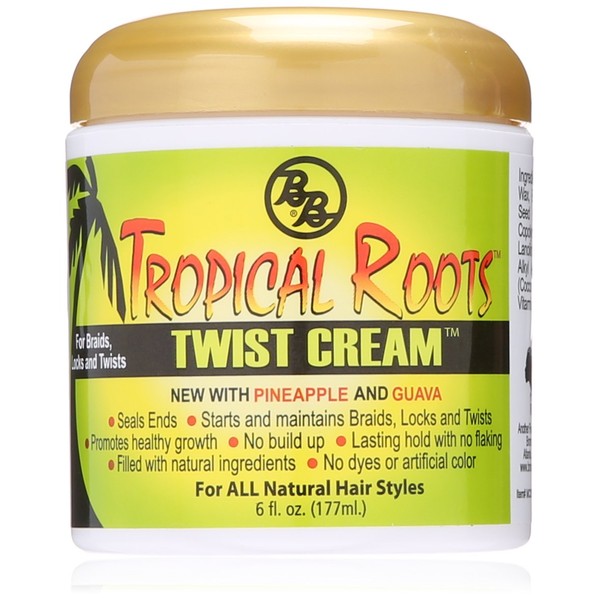 Bronner Brothers Tropical Roots Twist, CREAM 6.0 Fl Oz