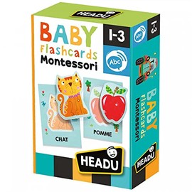 Ecouter et Prononcier les Premiers Mots Baby Flash Cards for Toddlers Educational Puzzle Based on Montessori School Learning Method