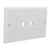 jojofuny Media Wall Connector Speaker Wire Wall Plate with Screws