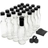 nicebottles Hot Sauce Bottles with Black Caps & Shrink Bands,
