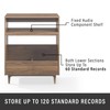 Crosley Furniture Liam Turntable Record Player Stand with Storage for