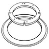 Dometic 385310139 Universal Toilet Mounting Kit - White