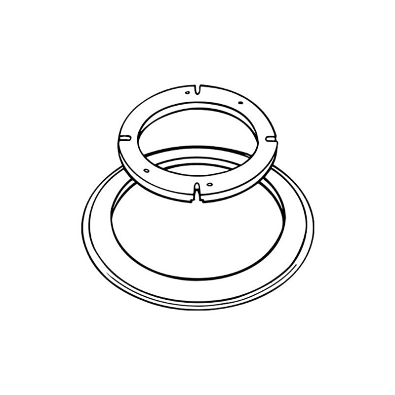 Dometic 385310139 Universal Toilet Mounting Kit - White