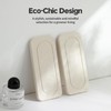 2Pack Diatomite Stone Sink Tray, Water Absorbing Faucet Mat for