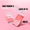 Collection Cosmetics Cream & Powder Blush Duo, Instant Pigment, Lightweight