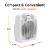 EZ-HEAT 750/1,500 Watt Portable Indoor Space Heater with Adjustable Thermostat,