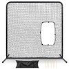 RoundFunny Baseball Pitching Net Screen 7ft x 7ft Softball Batting