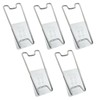 Rierdge 5Pcs Silver Self Adjustable Picture Easel Stand Metal Self