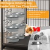 IDEALHOUSE Dog Crate Furniture,Flip-up Top Pet Crate Furniture,Indoor End Table