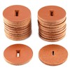 Cowhide Leather Handle Washers - Round w/Slot - (1.50 x