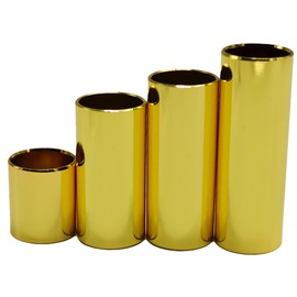 PACKOVE 1Set Stainless Steel Guitar Slide Durable Glide Bar Finger Cover Accessories for Electric and Acoustic Guitars Lightweight and Easy to Use