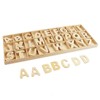 IKOPFLN 156 Pieces (1 Set) Wooden Letters Uppercase Letters A-Z