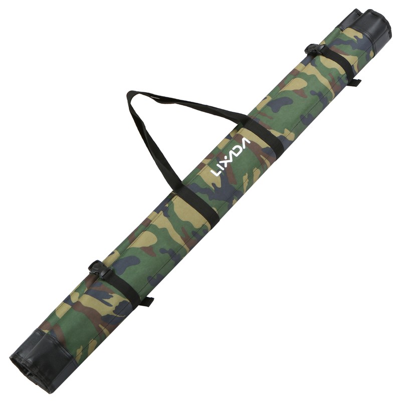 Lixada Fishing Rod Case Portable Soft Case Folding Pole Storage