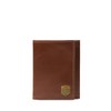 Fossil Men's Hayes Card Case Bifold, brown