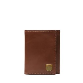 Fossil Men's Hayes Card Case Bifold, brown