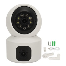 1080P Dual Lens Security Camera Intelligent WIFI Night Vision 2 Way Talk Motion Detection Automatic Focus Indoor Security Camera