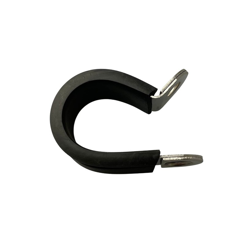 Rubber Lined P Clips Hose Pipe Clamp Stainless Steel -