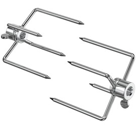 Onlyfire 6004 Grill Rotisserie Meat Forks(1-Pair)- Fits 5/16 Inch Square Spit Rods