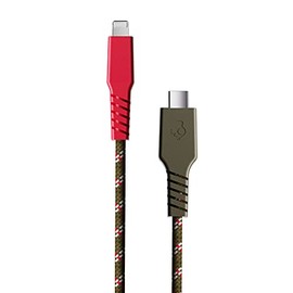 Skullcandy Line+ Cable Lightning trenzado, 15 W USB C a Lightning, 6 pies - Edición estándar