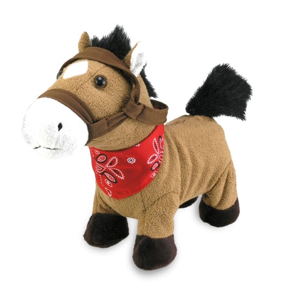 Cuddle Barn – Gallop The Musical Horse | Animated Plush Toy | Gallops, Trots, and Sings “Giddy Up, Lil’ Cowboy” | Stuffed Animal 10”