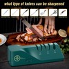 Knife Sharpener, Diamond Abrasives Electric Knife Sharpener for Stainless Steel