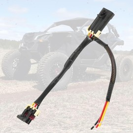 Tail Light Whip Power Harness Adapter Splice Pigtail Jumper for Powering LED Whips Brake Lights License Plate Lights or Any 12v Accessory Fit for 2012-2023 Can Am Maverick X3, Max, X-DS 2 Sets