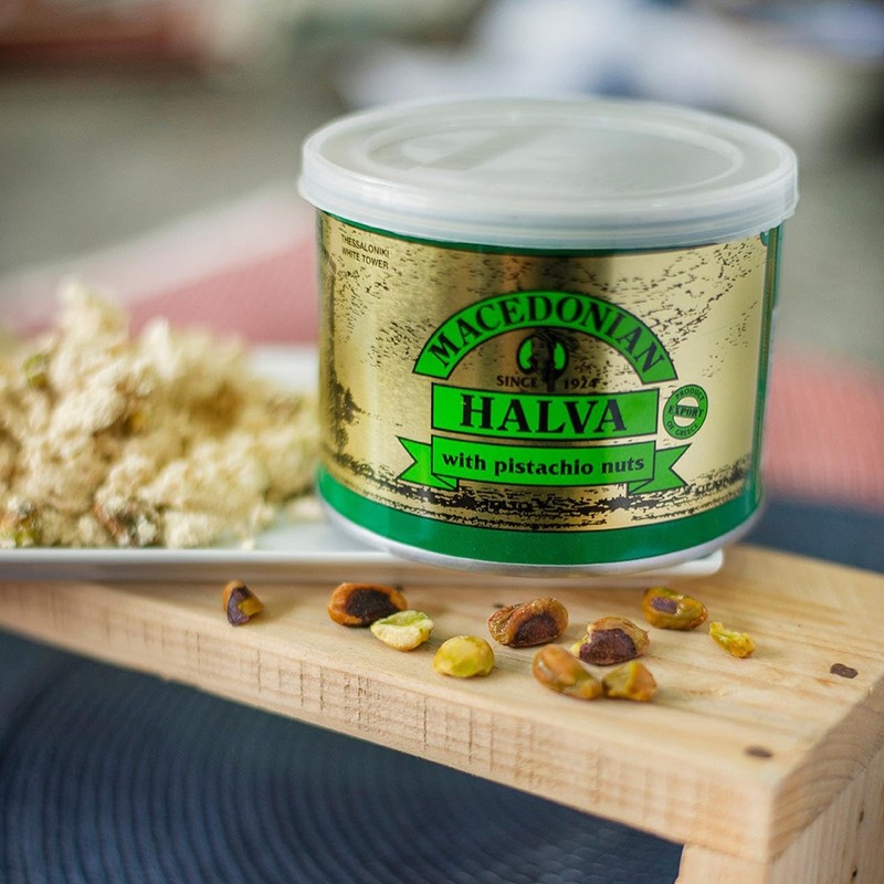 Macedonian Greek Halva with Pistachio