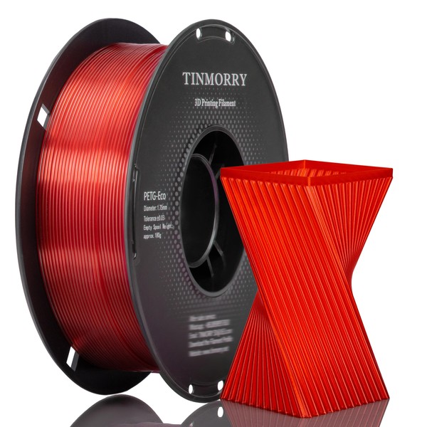 TINMORRY PETG Filament 1.75, Rapid PETG-Eco 3D Printer Filament, Compatible