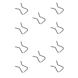 DELPA 10 x DOOR / WINDOW CRANK HANDLE CLIPS! - CARS TRUCKS CAMARO FIREBIRD CHEVELLE SS