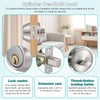 Coolty Deadbolt Lock Set, Single Cylinder Deadbolt Lock with Key