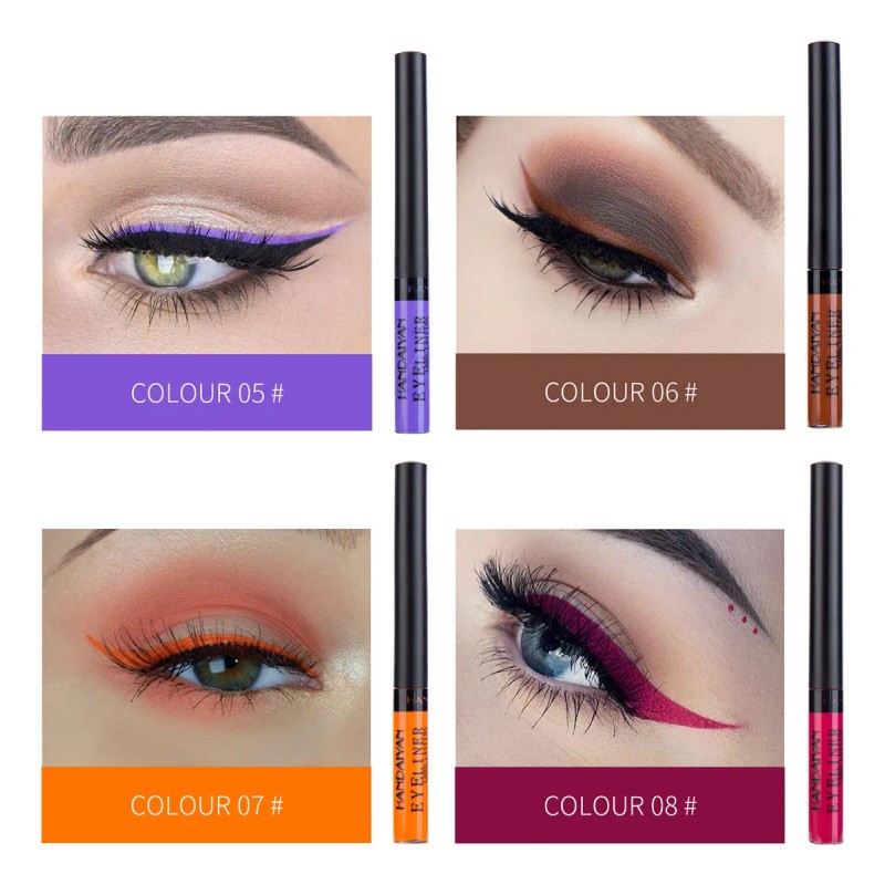 Handaiyan Delineador Neon UV Líquido Pack 12 colores