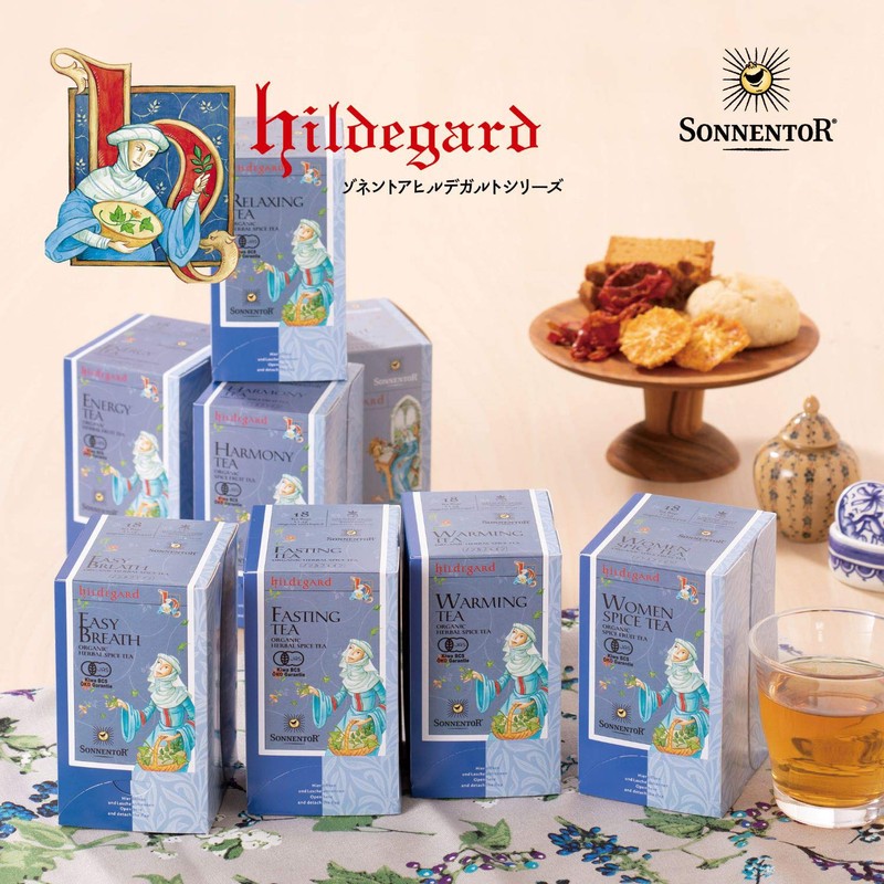 SONNENTOR SO2613 Herbal Tea Organic Tea Bags, Caffeinated Blend, Hildegart