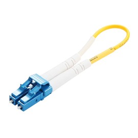 ipolex Fiber Optic Loopback Cable, OS2 LC Singlemode(9/125μm) Fiber Loopback Testers Connectors Adapter for Self-Testing SFP Modules or Network Equipment