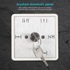 Heayzoki Automatic Door Access 5 Position Key Switch Aluminium Durable