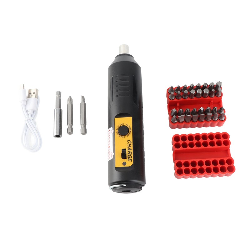 Electric Screwdriver Rechargeable 2000mAh Lightweight Multifunctional Screw Driver for Repairing
