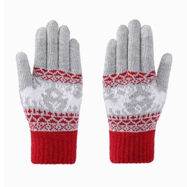 QUINTRA Women's Ski Adult Fleece Gloves Windproof Outdoor Men's Gloves Warm and Equestrian Safety Seat Belts for Lifting People