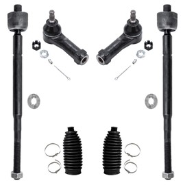 Detroit Axle - Front Tie Rods Kit for 2002 2003 2004 Honda Odyssey Inner and Outer Tie Rods Boots Replacement