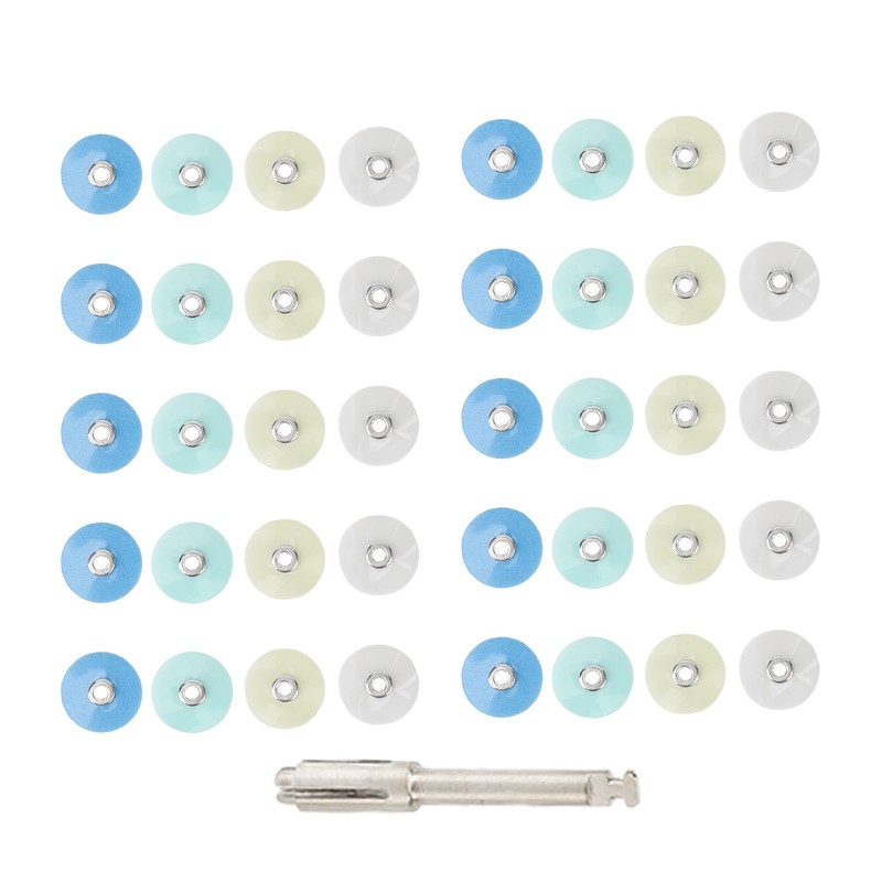 40pcs Dental Polishing Discs High Gloss Repairing Teeth Whitening Contouring