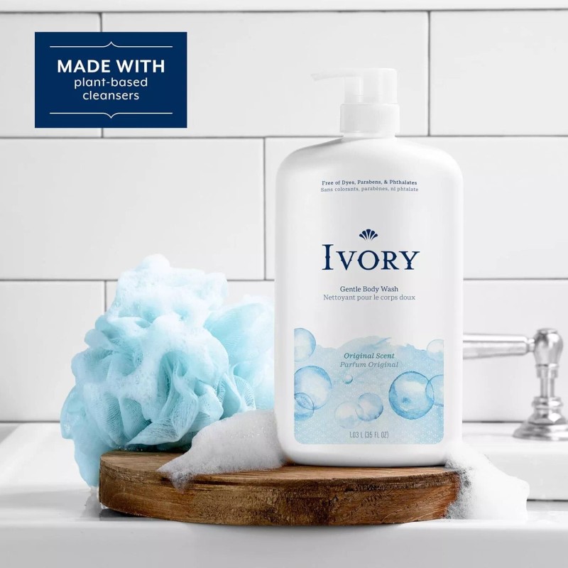 Ivory Gentle body Wash Original Scent 35 oz