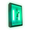 Cordless Green LED Wall Light Switch for Grow Rooms, Hydroponics