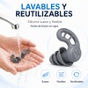 Tapones de oídos para natación KRELVIXOS – 5 pares de