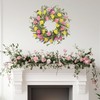 20 Inch Spring Wreath for Indoor Outdoor Summer Wreath Artificial