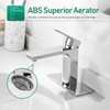 VOTON Chrome Bathroom Faucet One Hole Single Handle Bathroom Sink